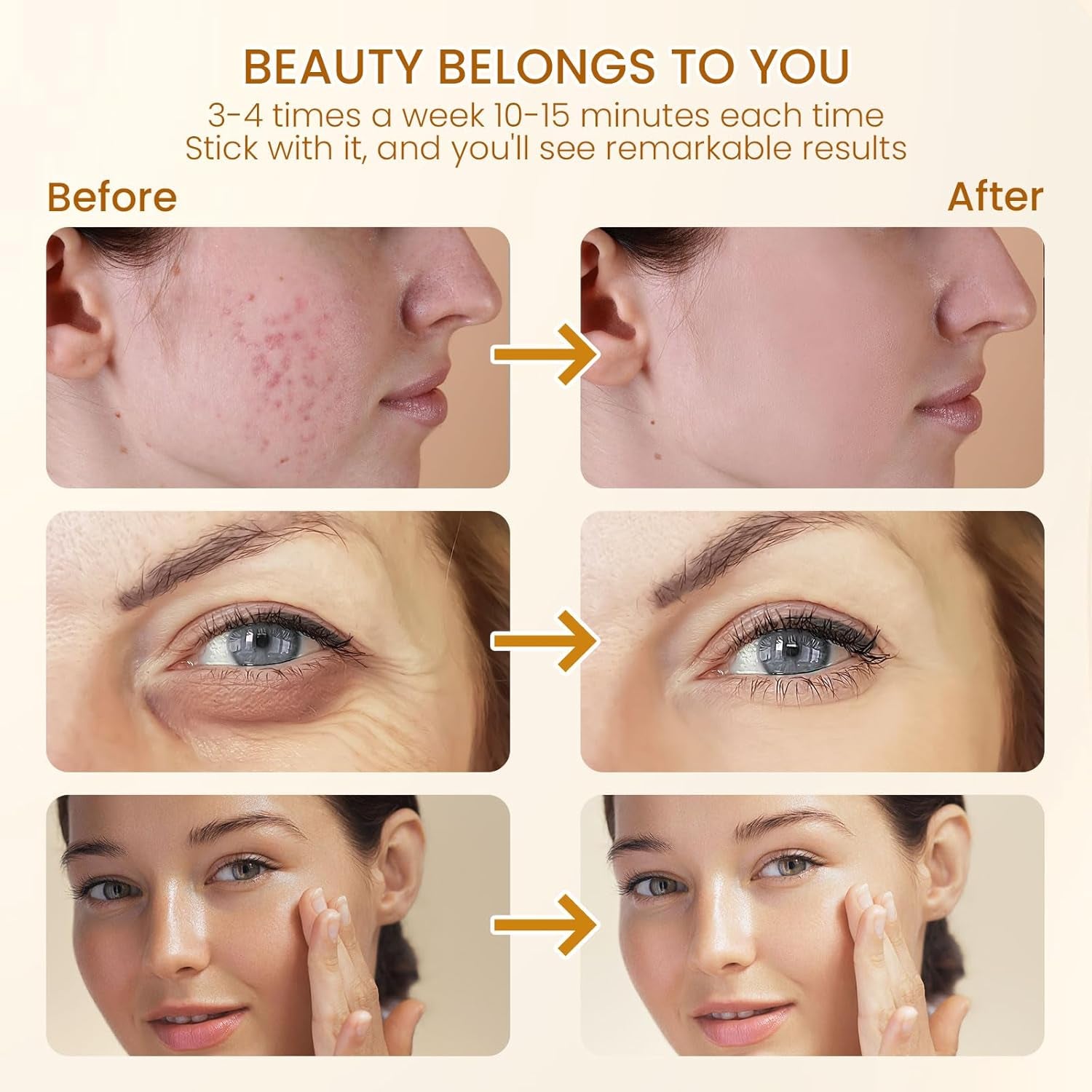 Red Light Therapy for Body, 7 Colors LED Red Light Therapy Lamp with Stand for Face, Knee, Back